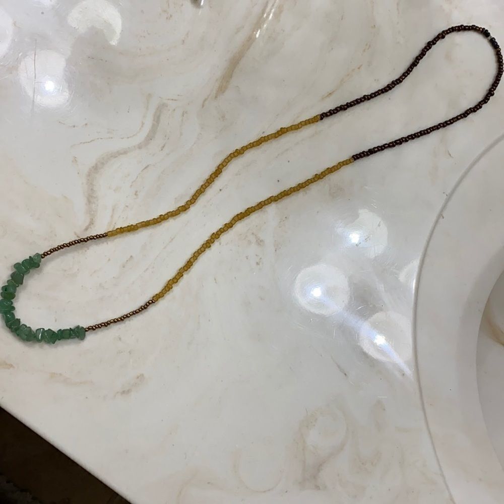 Jade/amber necklace 